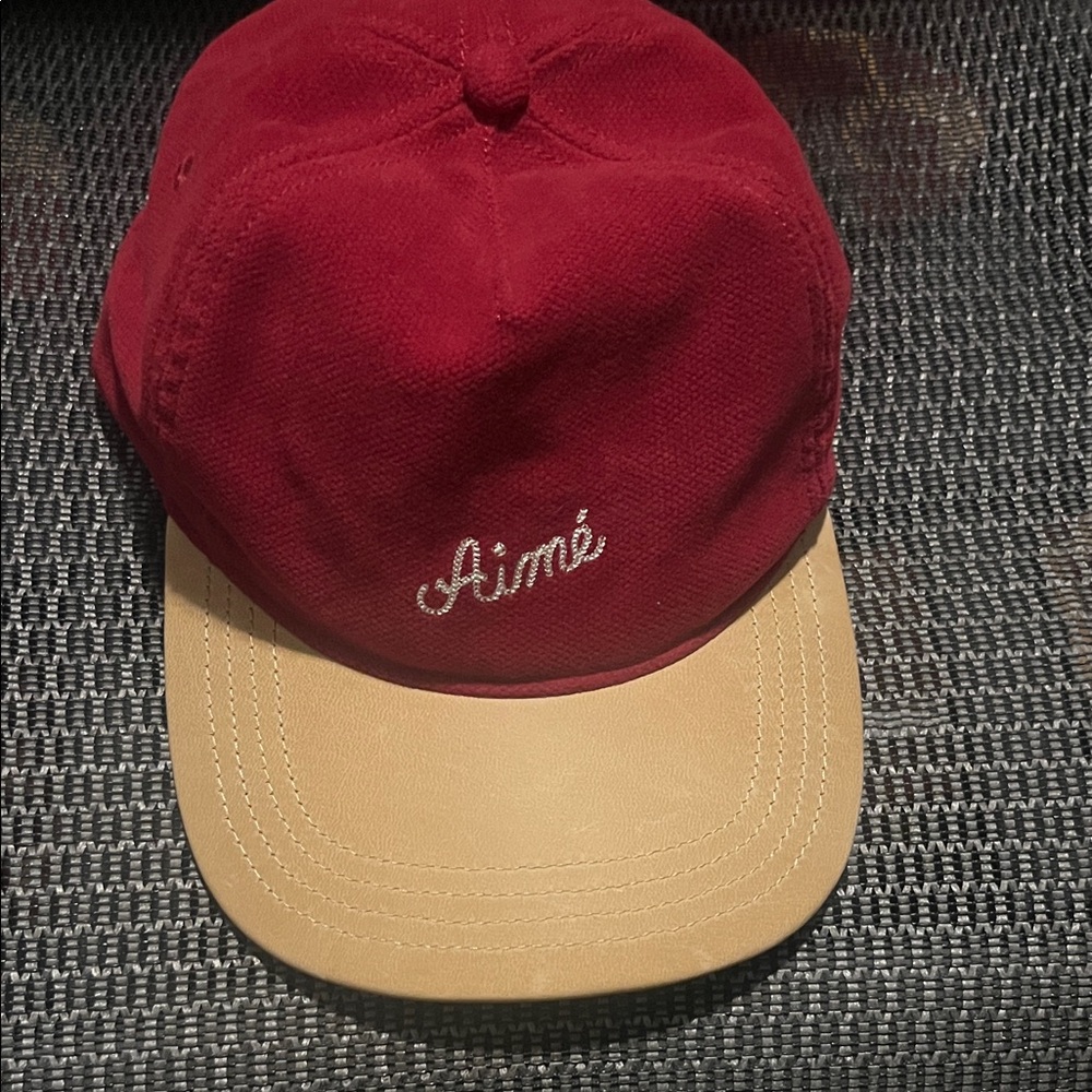 Aime Leon Dore Red and Tan Cap